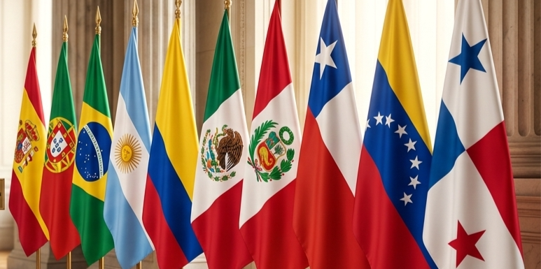 Iberoamerican flags